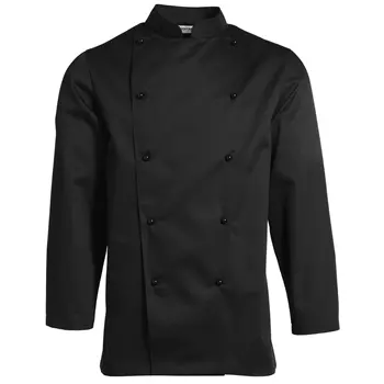 Kentaur chefs jacket without buttons, Black