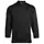 Kentaur chefs jacket without buttons, Black, Black, swatch