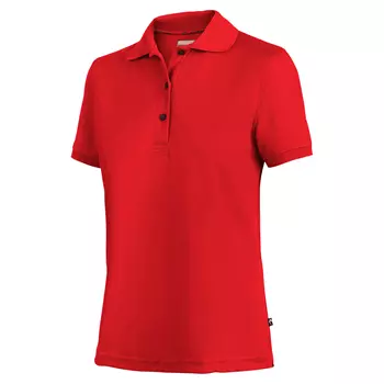 Pitch Stone dame polo T-shirt, Light Red