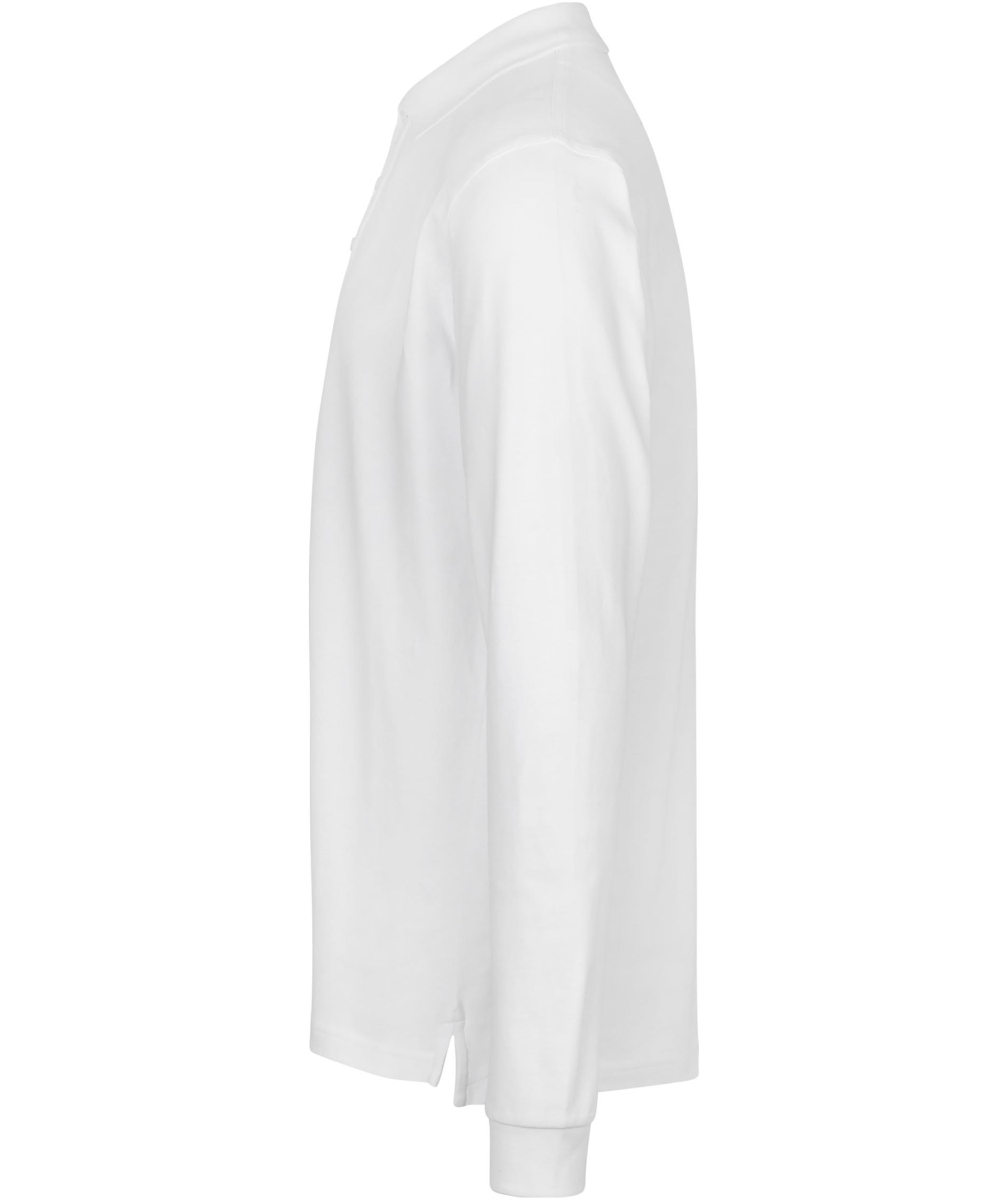 ID long-sleeved polo shirt with stretch, White, large image number 3