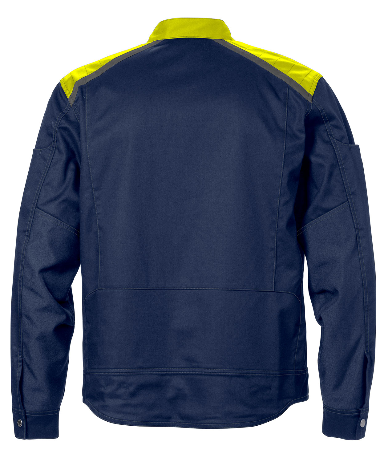 Fristads work jacket 4555, Marine/Hi-Vis yellow, large image number 1