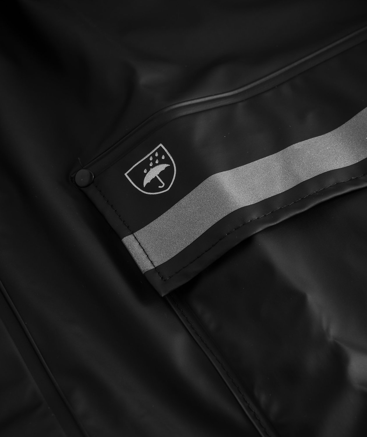 Lyngsoe PU rain set, Black, large image number 2