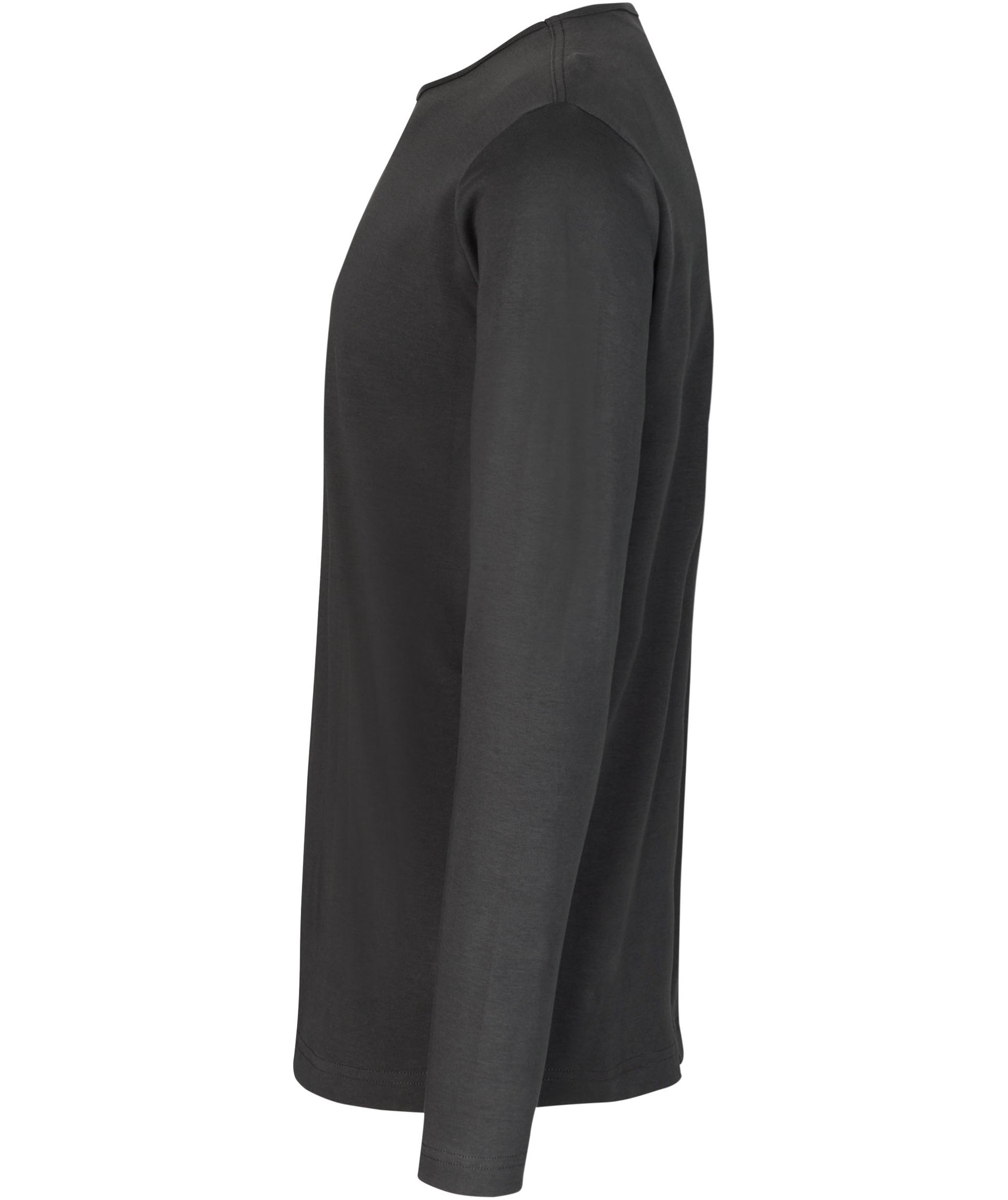 ID Identity Interlock l&aring;ng&auml;rmad T-shirt, Koksgr&aring;, large image number 2