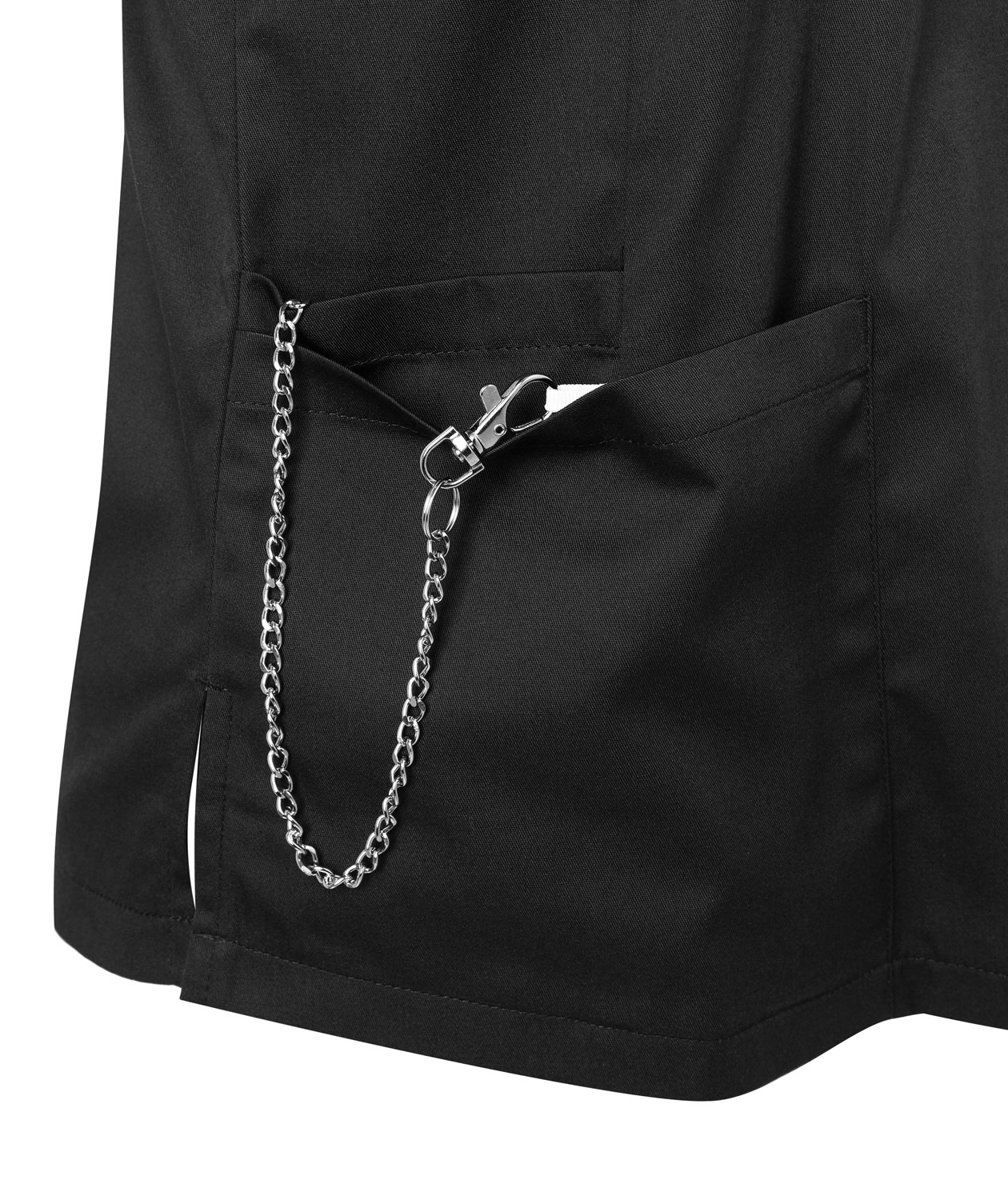 Karlowsky Essential Damen Kasack, Schwarz, Schwarz, large image number 3