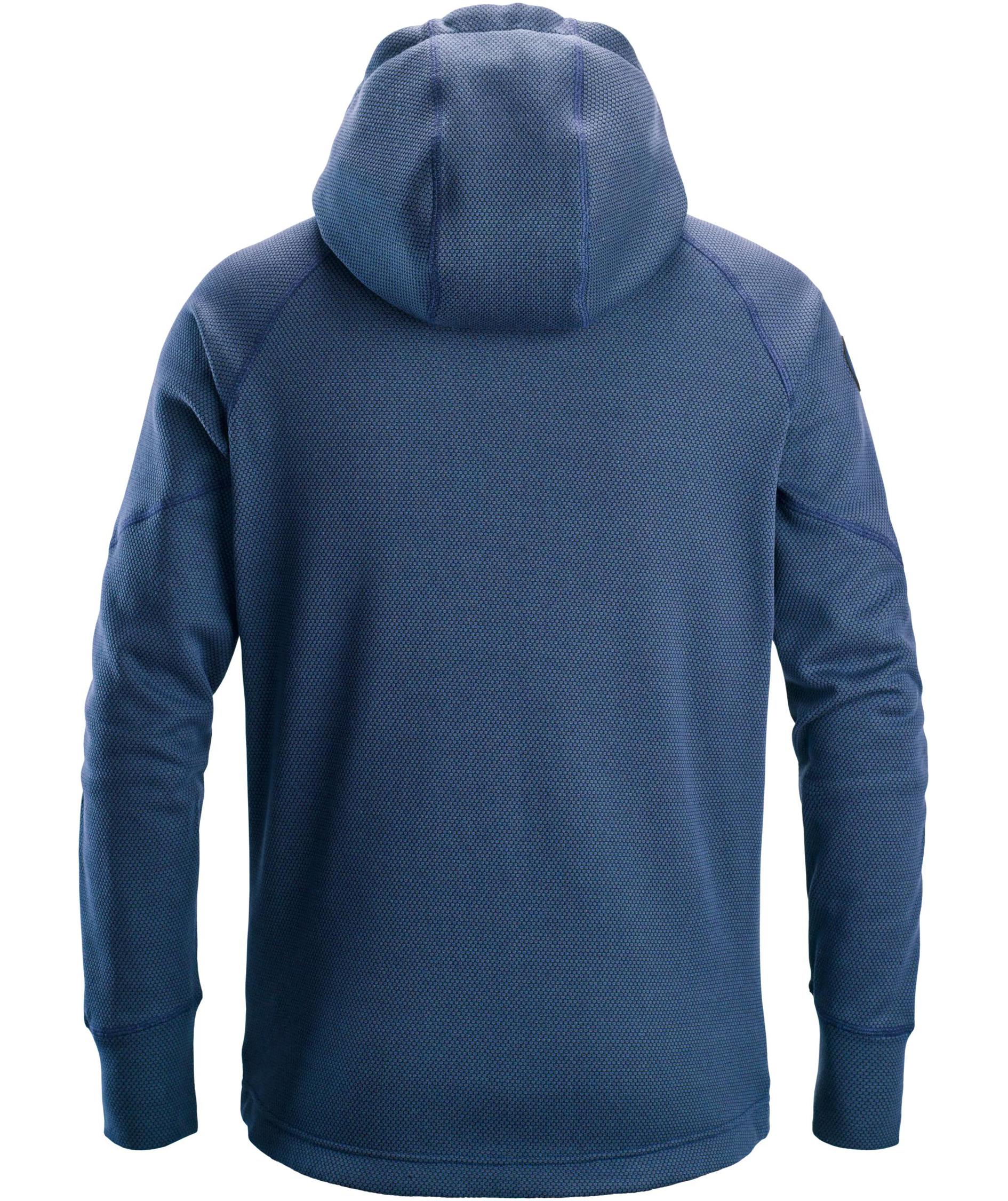 Snickers FlexiWork fleecehoodie 8041, Deep Blue/Black, large image number 2