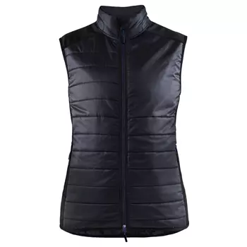 Blåkläder women's quilted vest, Black/Navy Blue