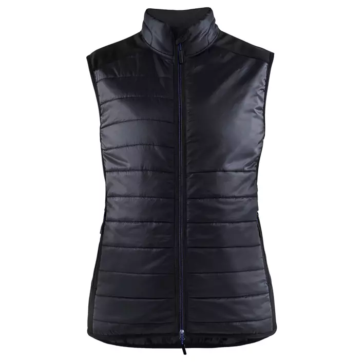 Blåkläder women's quilted vest, Black/Navy Blue, large image number 0