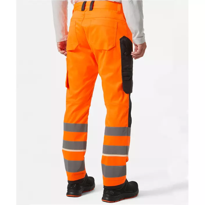 Helly Hansen UC-ME arbejdsbukser, Hi-vis Orange/Ebony, large image number 3