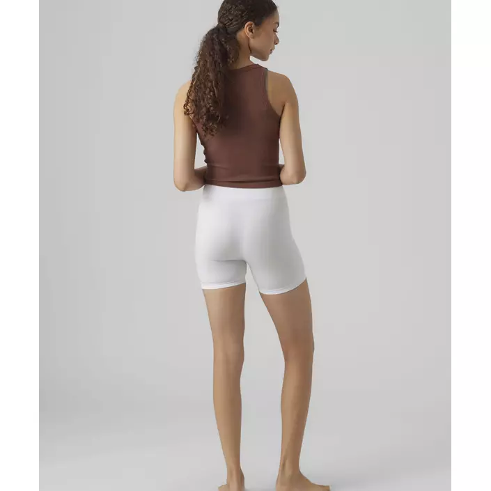 Vero Moda VMJACKIE korta seamless innershorts dam, Snow White, large image number 2