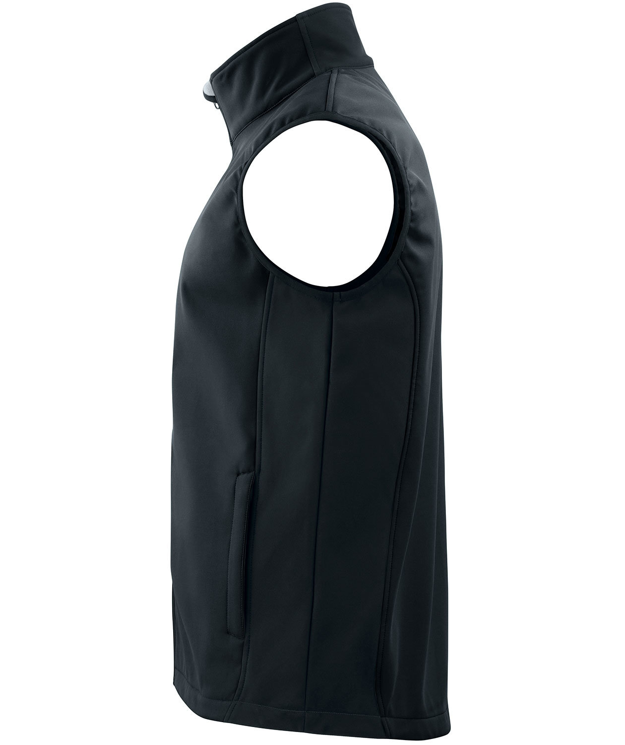 ProJob softshellv&auml;st 3702, Svart, large image number 2
