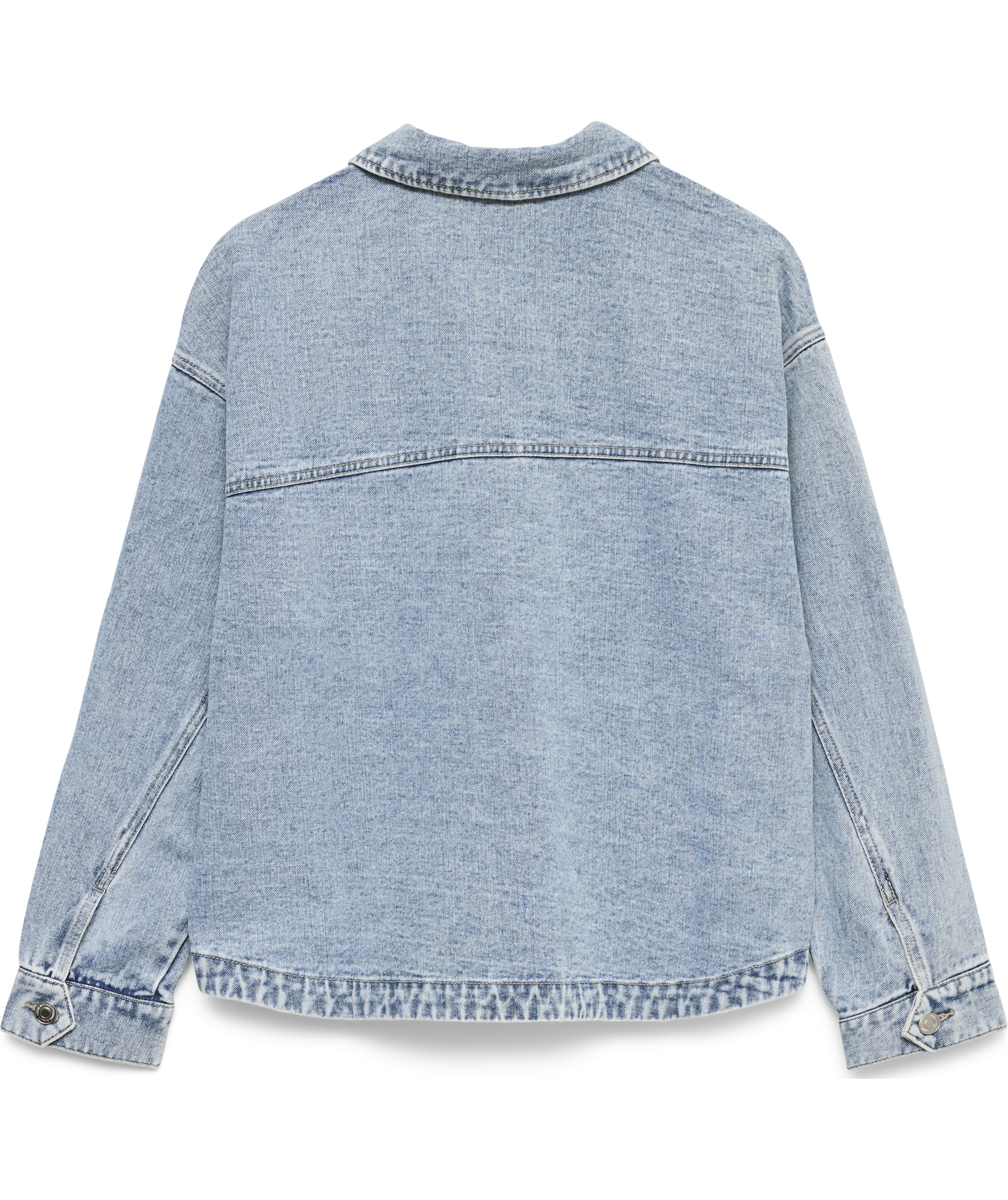 Vero Moda VMJAMIE Denim skjortejakke, Light Blue Denim, large image number 2