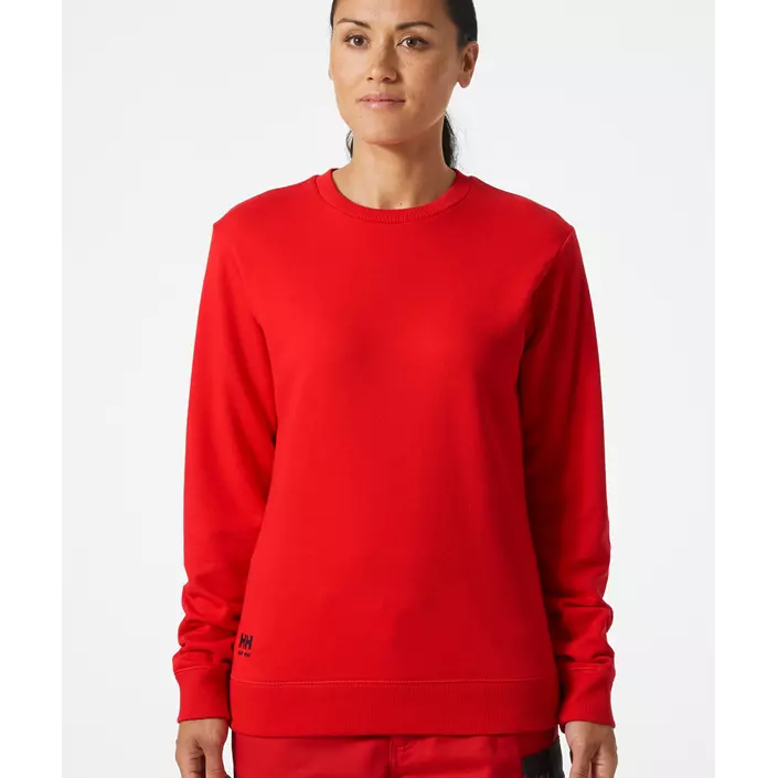 Helly Hansen Classic dame sweatshirt, Alert red, large image number 1