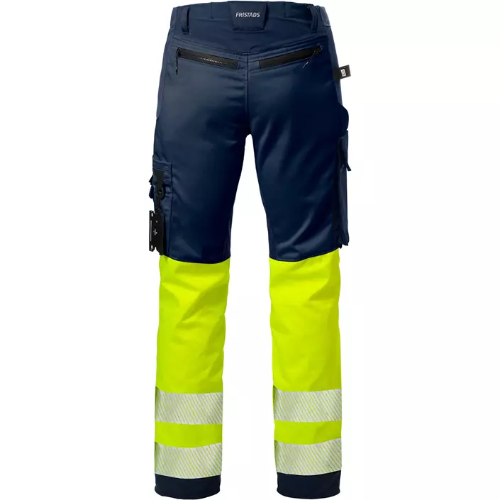 Fristads Arbeitshose 2705 PLU, Marine/Hi-Vis gelb, large image number 1