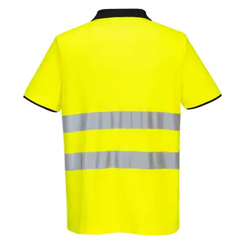 Portwest PW2 polo shirt, Hi-vis Yellow/Black