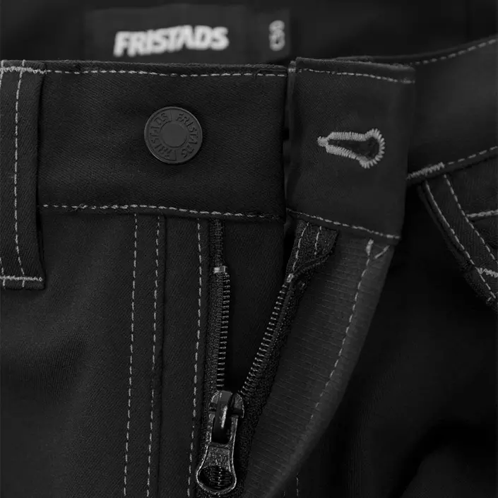 Fristads craftsman trousers 2566 STP full stretch, Black, large image number 8