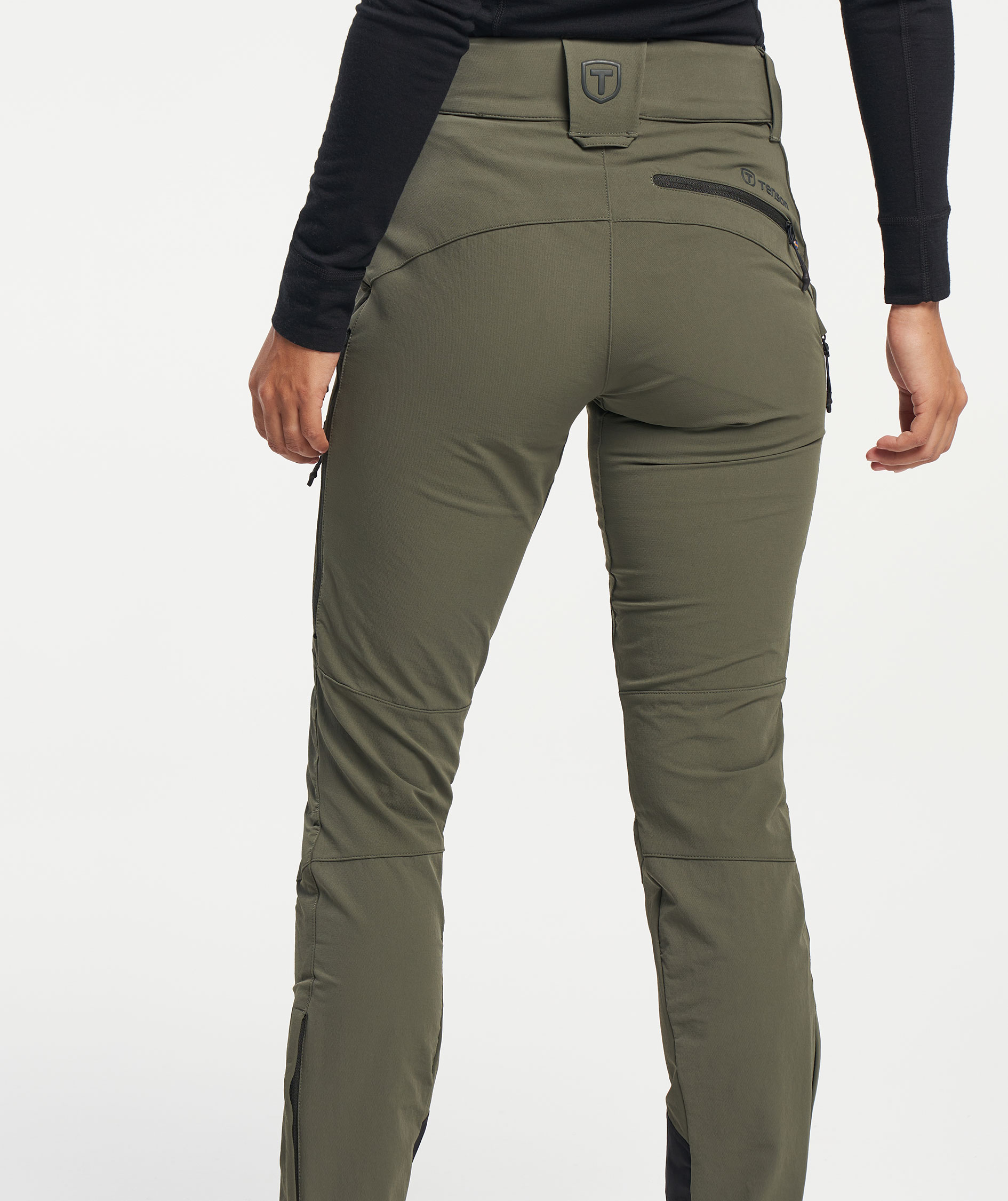Tenson TXlite Flex women's trousers, Dark Olive, large image number 8