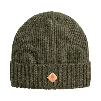 Pinewood Wool knitted hat, Mossgreen melange