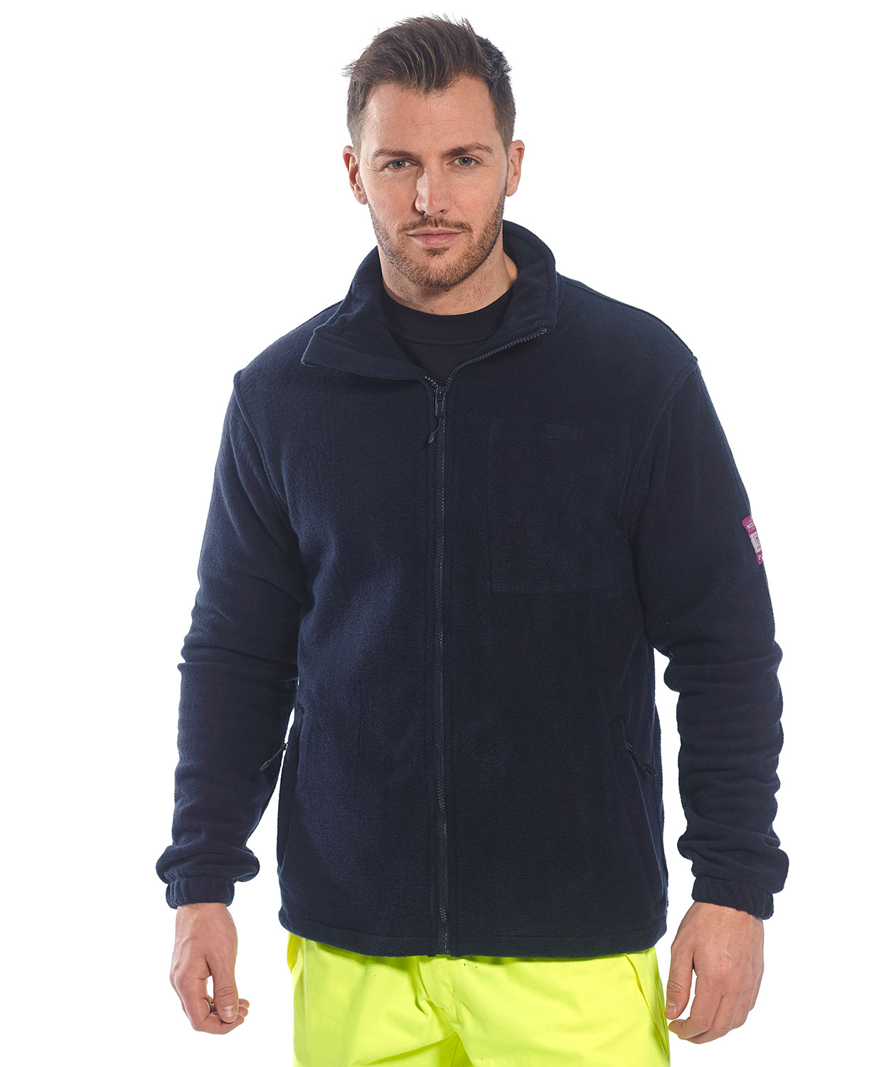 Portwest FR antistatic fleece jacket, Marine Blue