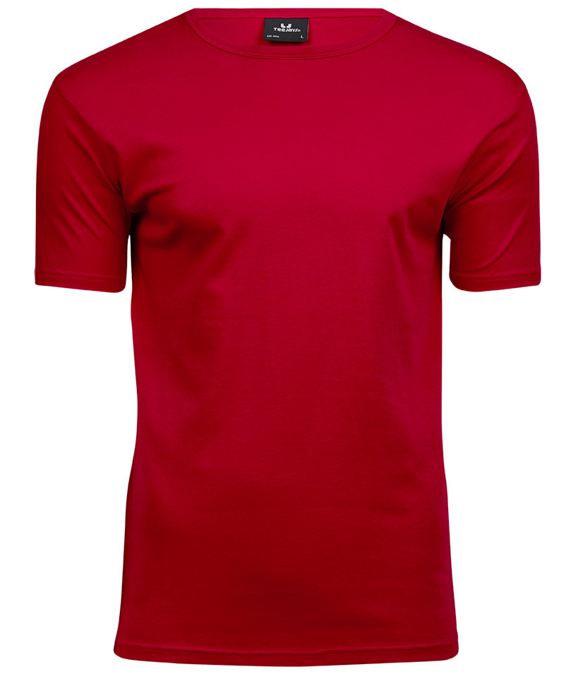 Tee Jays Interlock T-shirt, Red, Red, swatch