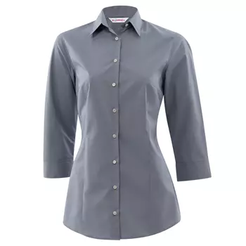 Kümmel Frankfurt classic poplin women's shirt with 3/4 sleeves, Grey
