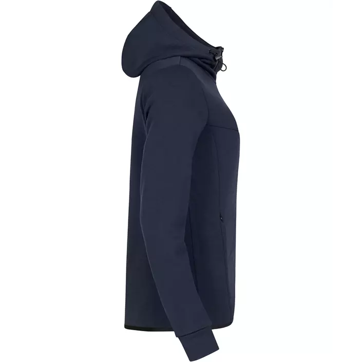 Clique Hayden women's hoodie with full zipper, Dark navy, large image number 2