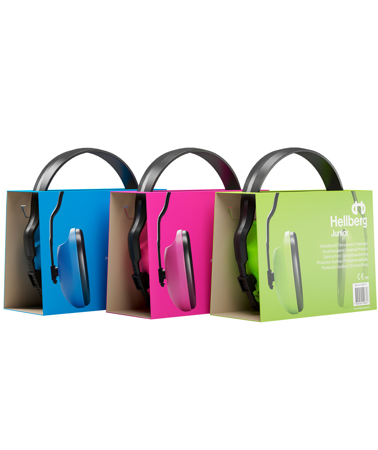 Hellberg h&oslash;rev&aelig;rn til b&oslash;rn, Bl&aring;, Bl&aring;, large image number 2