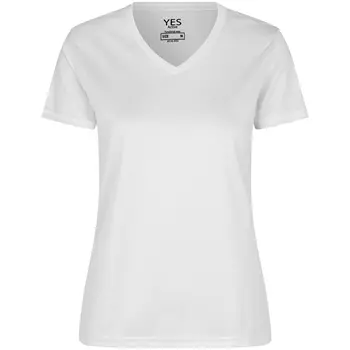 ID Yes Active Damen T-Shirt, Weiß