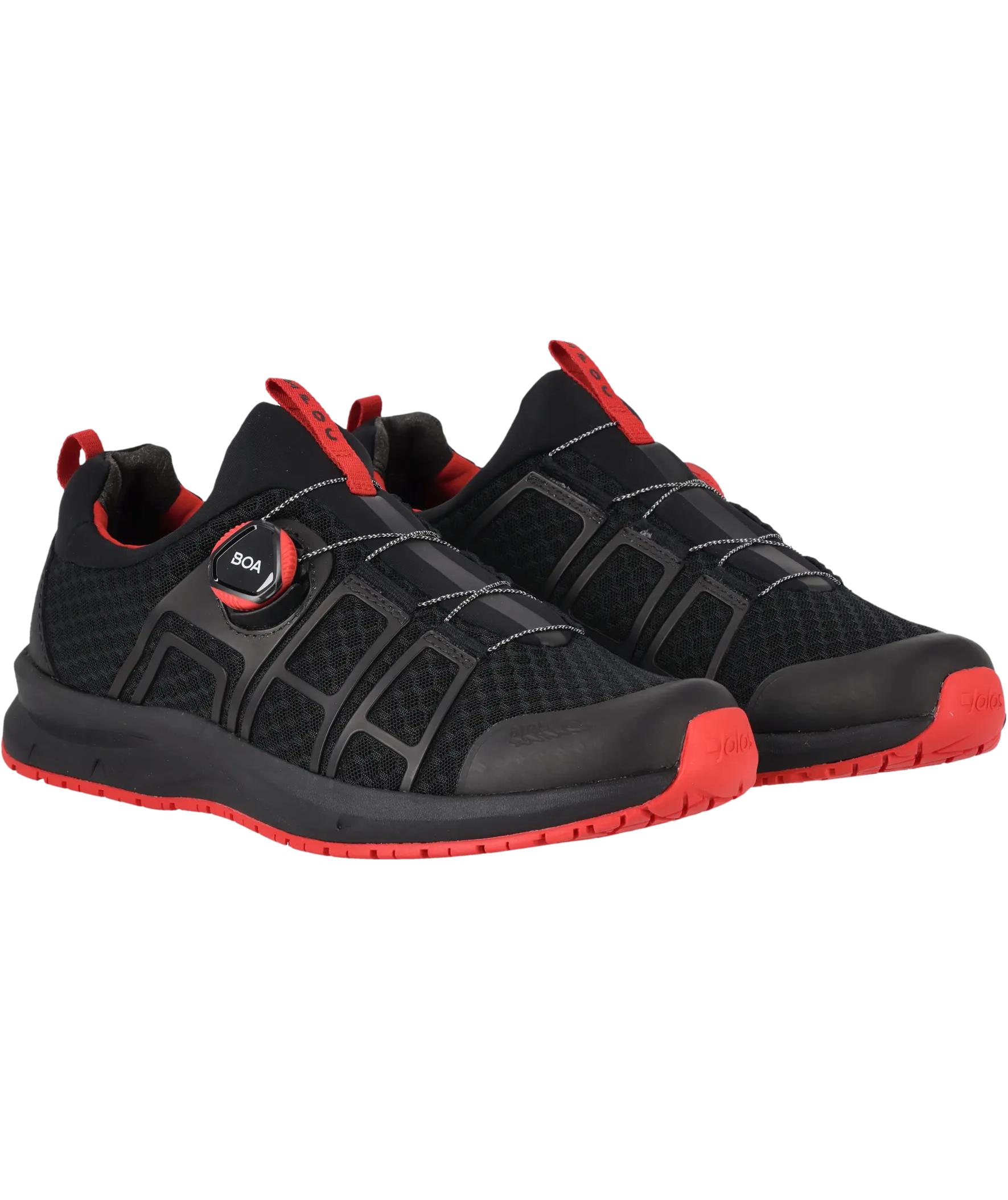 Jalas 5262 Spoc work shoes O1, Black/Red, large image number 6