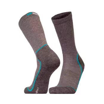 UphillSport Kevo trekking socks with merino wool, Grey/Blue
