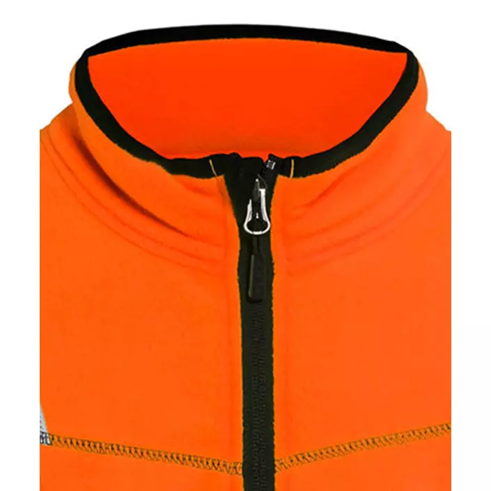 Blåkläder microfleecejakke, Hi-vis Orange, large image number 2