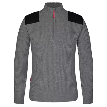 Engel Combat knit sweater, Grey Melange