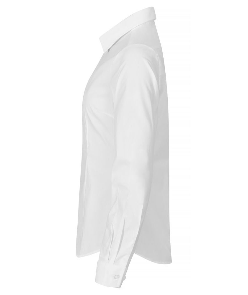 Clique women's Stretch Shirt, White, large image number 2