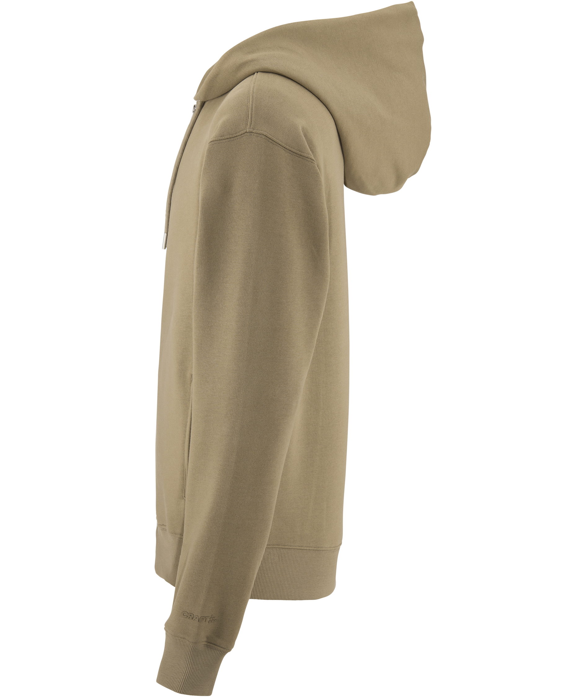 Craft Frequent h&aelig;ttetr&oslash;je med lynl&aring;s, Taupe, large image number 4