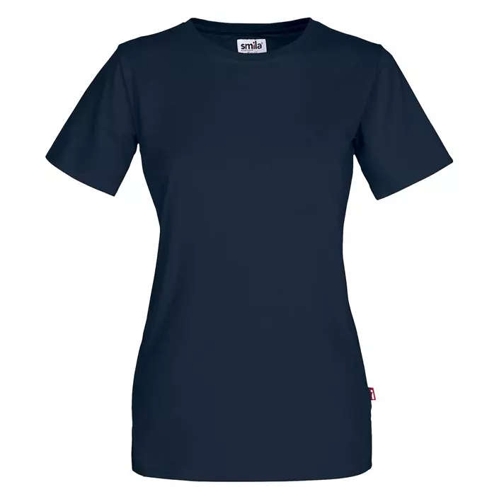Smila Workwear Helmi dame T-skjorte, Navy, large image number 0