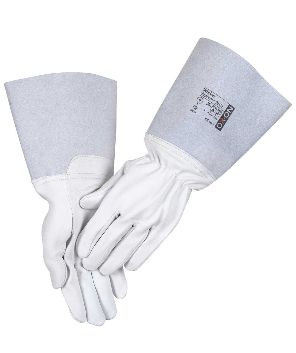 OX-ON Worker Supreme 2602 TIG svejsehandsker, Hvid, large image number 1