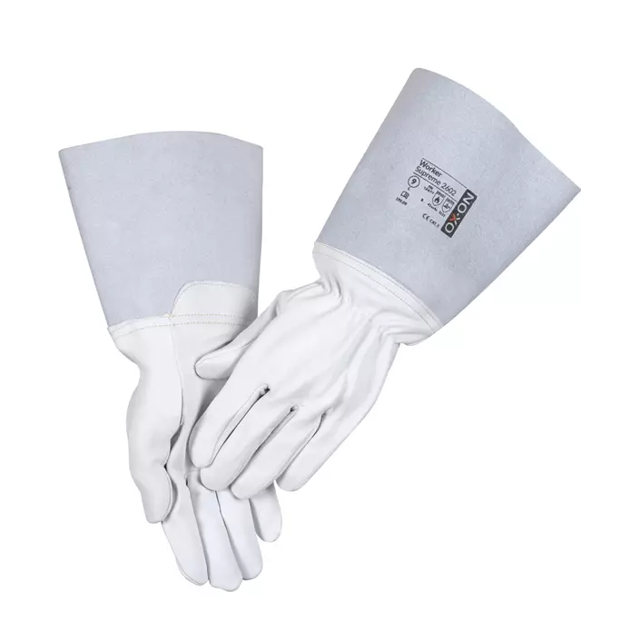 OX-ON Worker Supreme 2602 TIG welder gloves, White, large image number 1