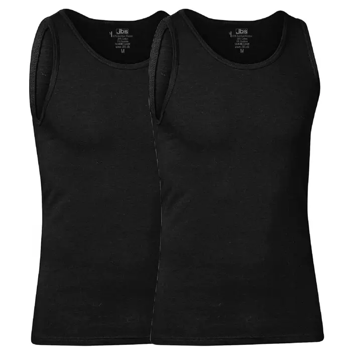 JBS 2-pak undertrøje med bambus, Sort, large image number 0