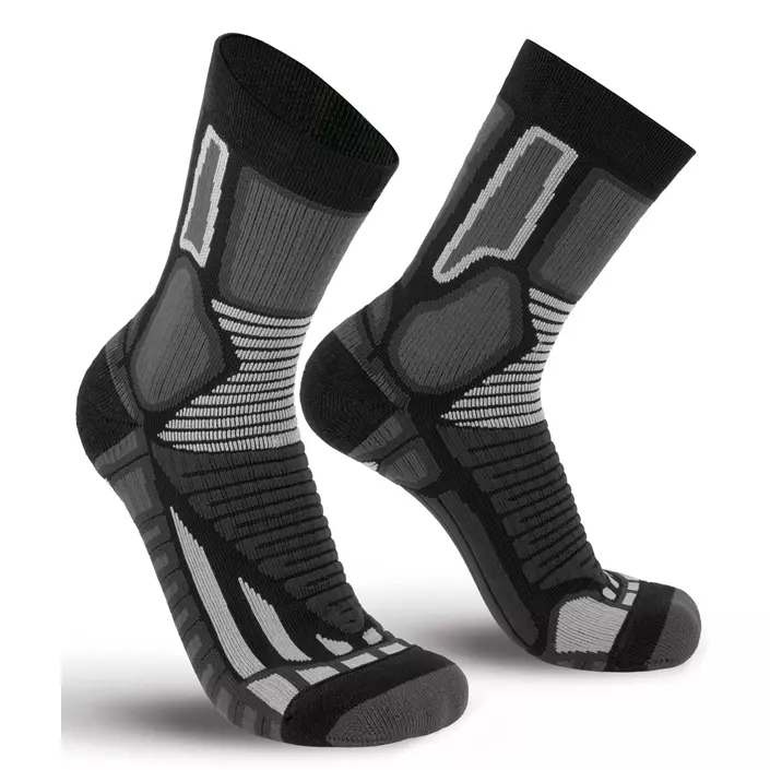 Worik Sport Pro socks, Black/Silver, large image number 0