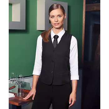 Karlowsky Basic women's server waistcoat, Black
