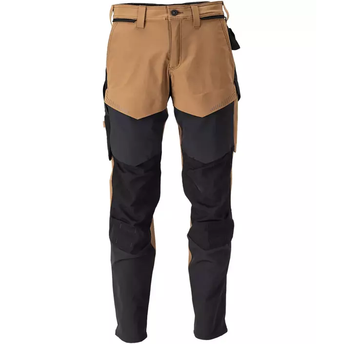 Mascot Customized work trousers full stretch, Nut Brown/Black, large image number 0