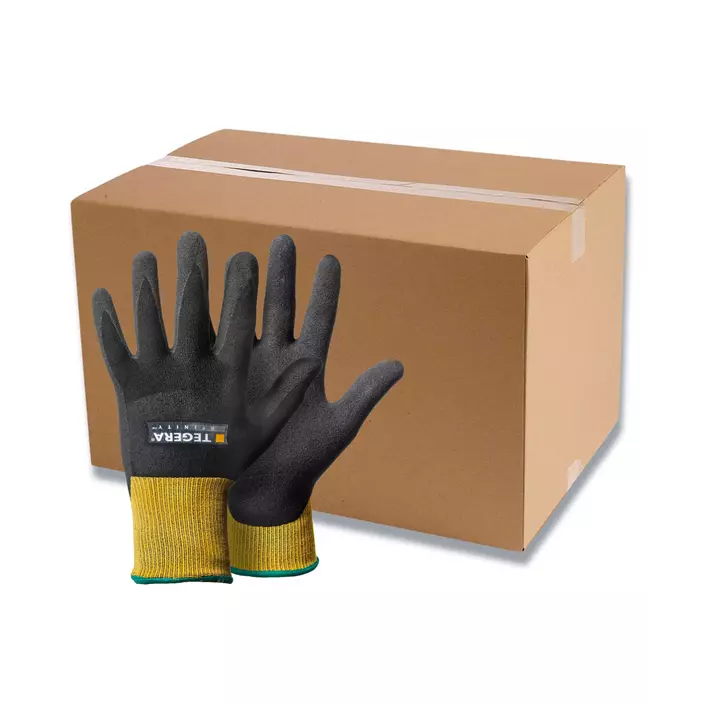 Tegera 8801 Infinity work gloves (box 120 pairs), Black/Yellow, large image number 0