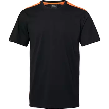 South West Conrad T-Shirt, Black/Orange