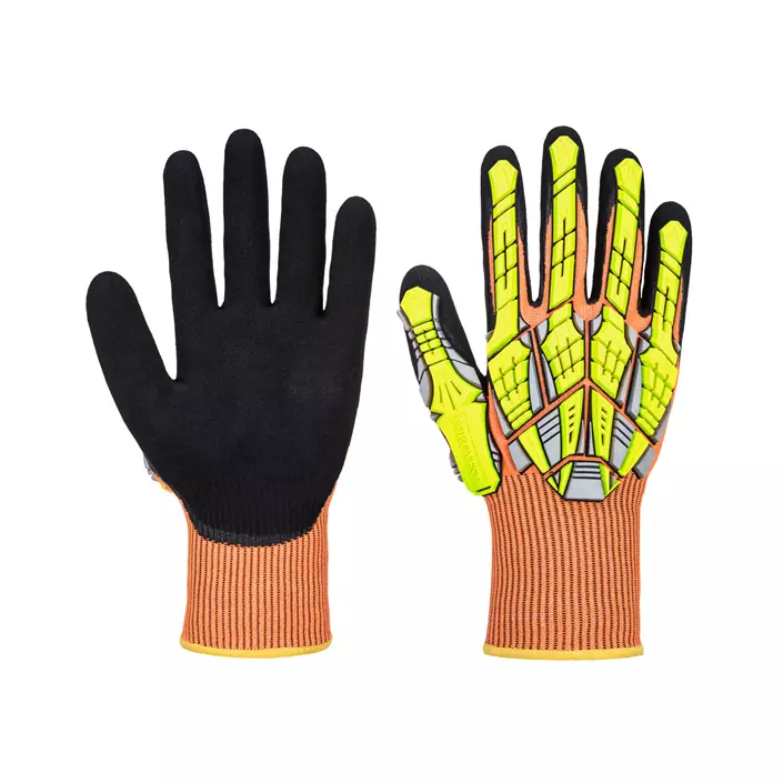 Portwest DW VHR impact-reducing cut resistant gloves Cut E, Orange, large image number 2