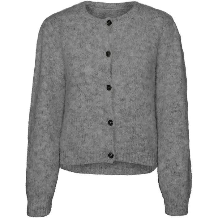 Vero Moda VMNOVAH stickad cardigan dam, Medium Grey Melange, large image number 0