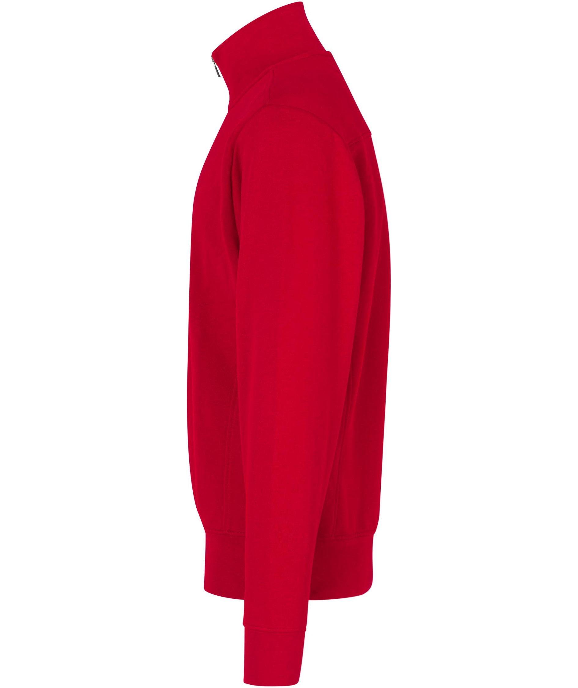 ID sweatshirt med kort dragkedja, R&ouml;d, large image number 3