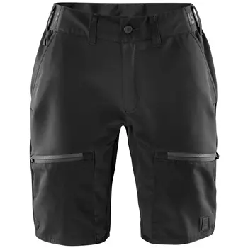 Fristads Outdoor Carbon semistretch dame shorts, Sort