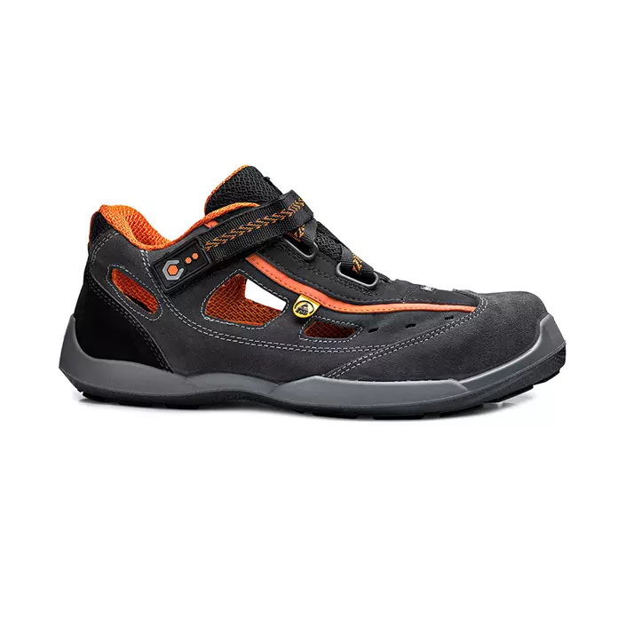 Base Aerobic safety shoes S1P, Grey/orange, large image number 0
