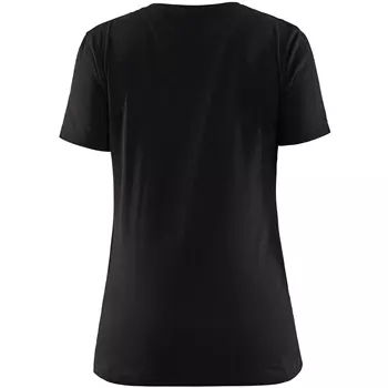 Blåkläder Damen T-Shirt, Schwarz/Rot