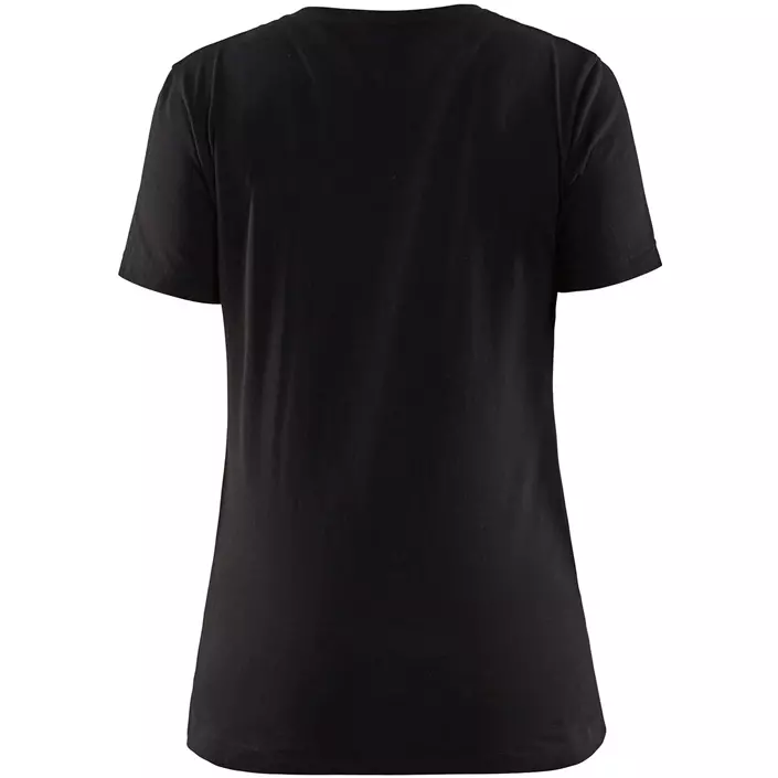 Blåkläder dame T-shirt, Sort/Rød, large image number 1