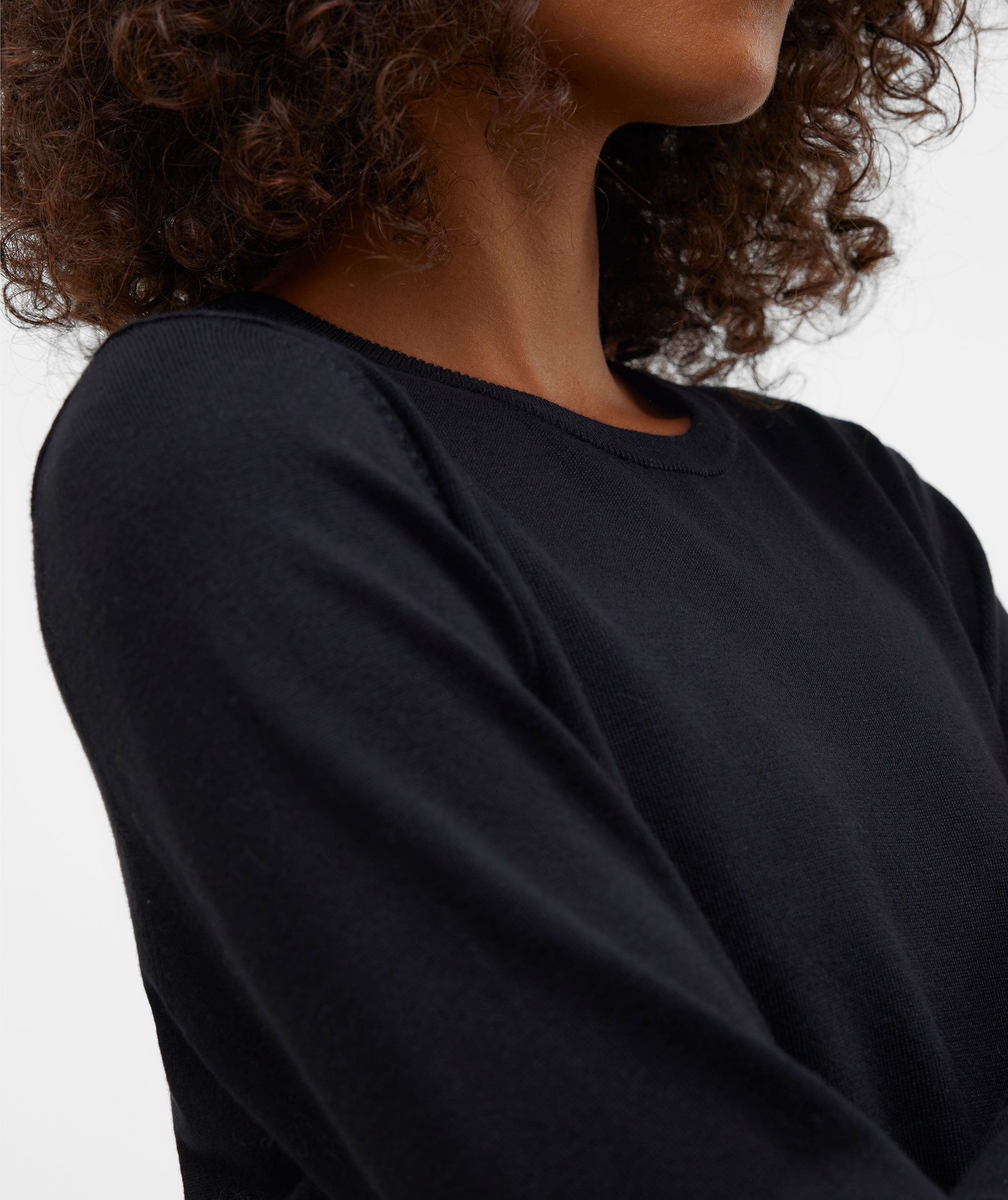 Vero Moda VMSILJE women's knitted pullover, Black, large image number 3